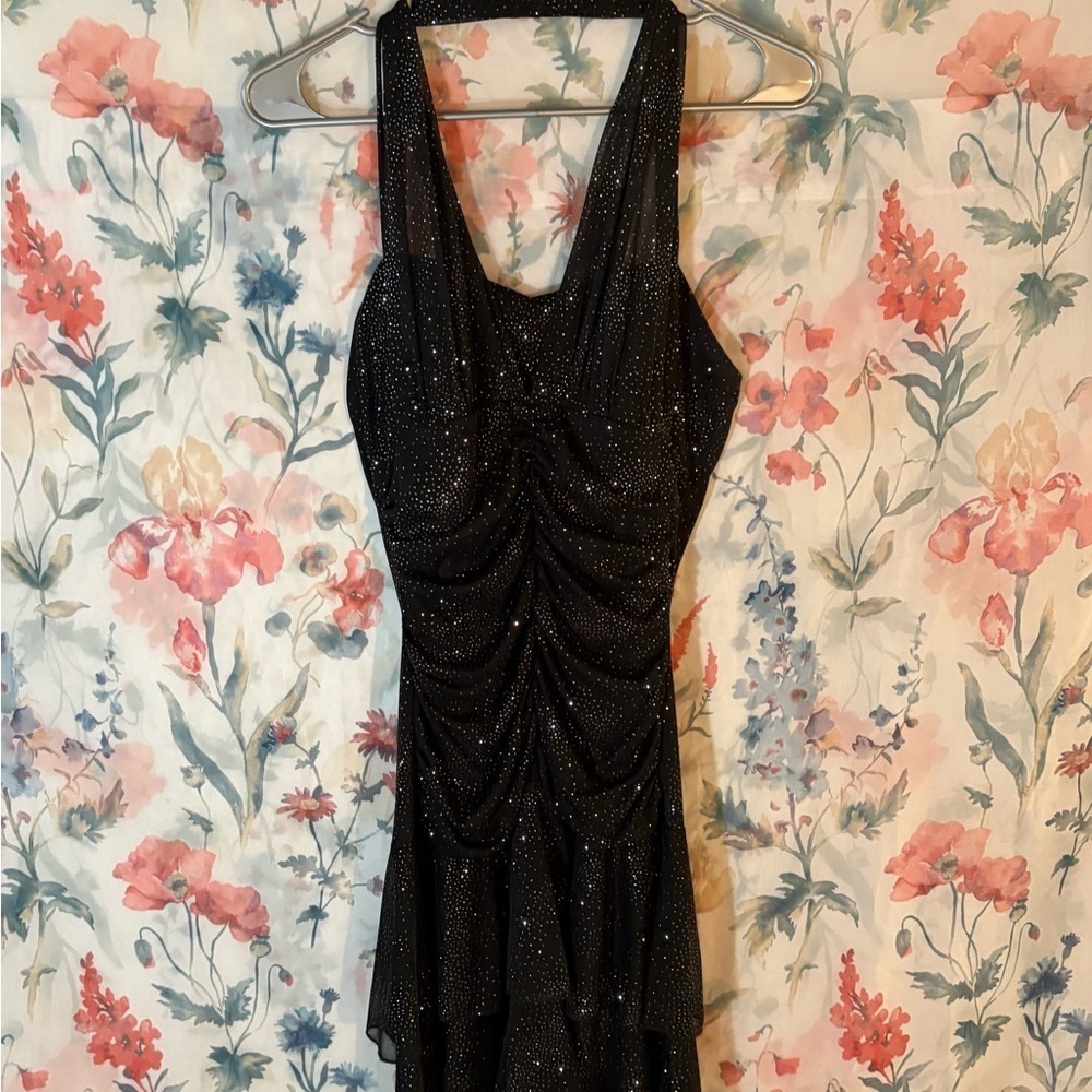Vintage Elegant Black Sleeveless Dress